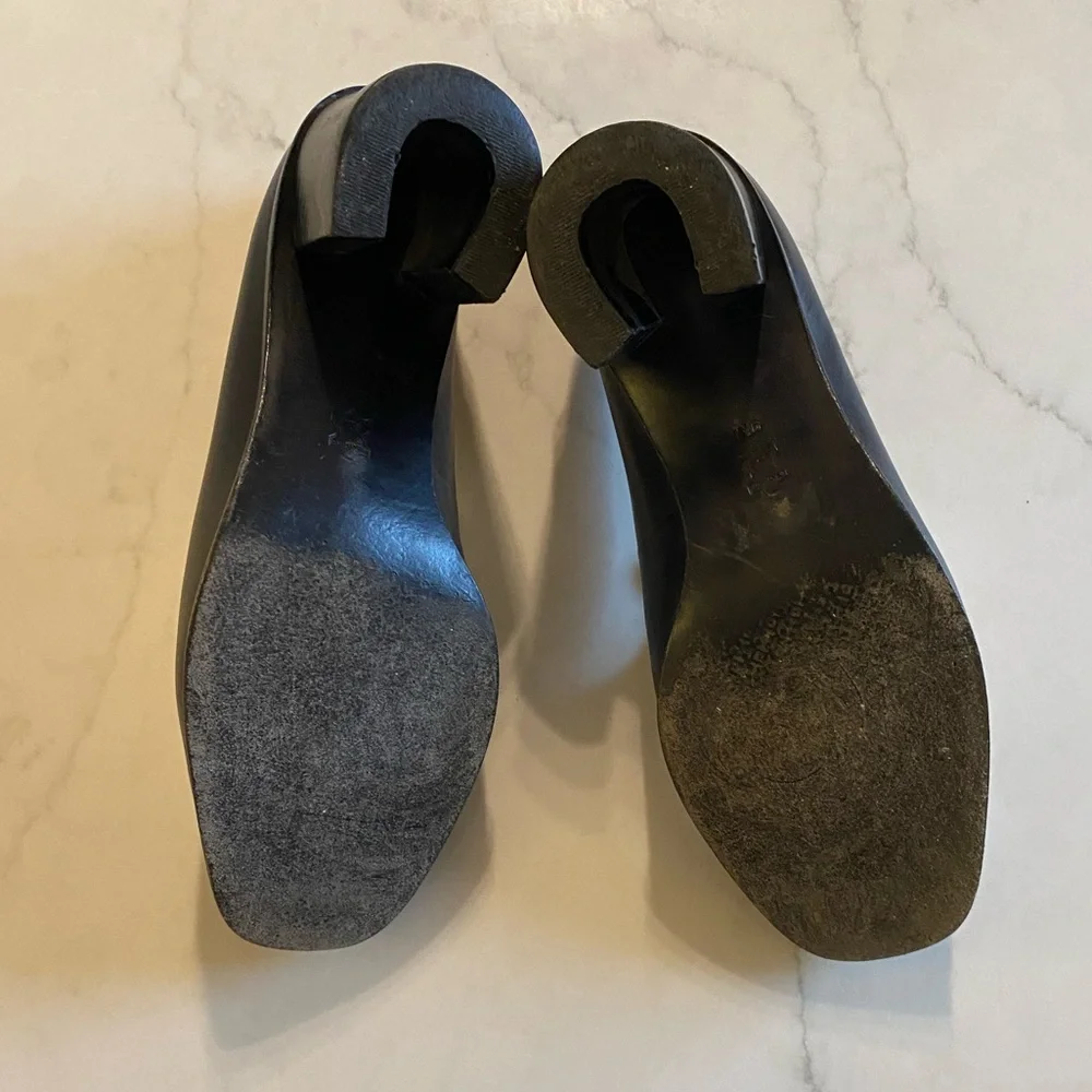EUC Tory Burch Perrine Heeled Loafers - Picture 4 of 11